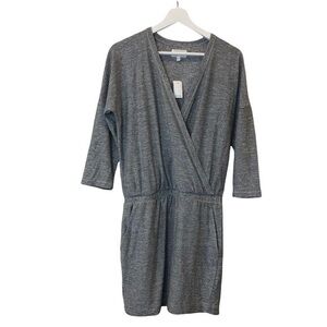 Lou & Grey Wrap Jersey Dress New